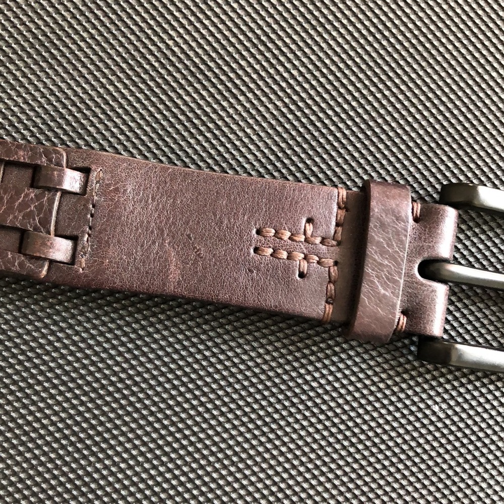 FRYE men’s leather belt size 40 - Picture 6 of 8